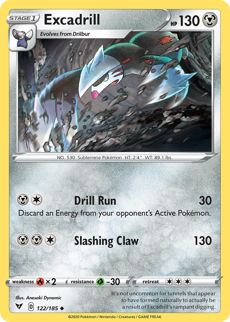 Vivid Voltage Excadrill #122/185